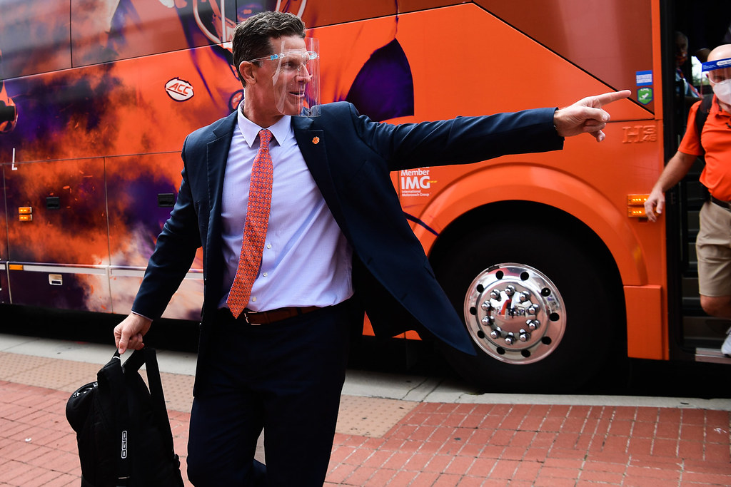 Clemson Football Photo of Brent Venables and thecitadel