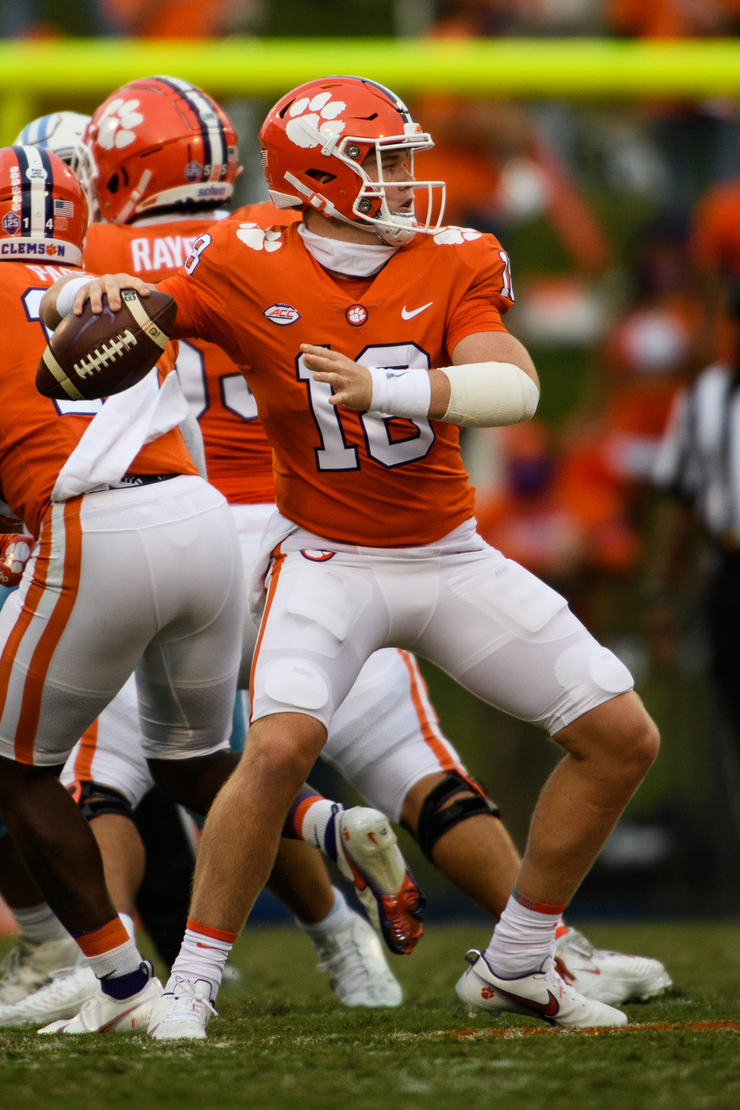 Clemson Football Photo of Hunter Helms and thecitadel