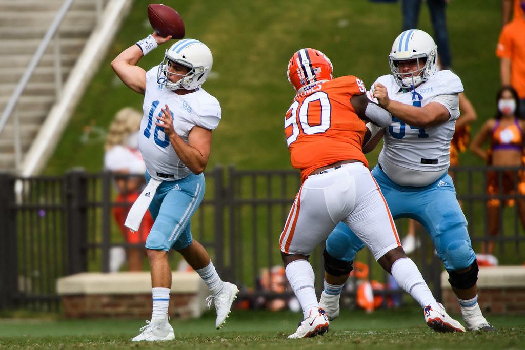 Clemson Football Photo of Darnell Jefferies and thecitadel
