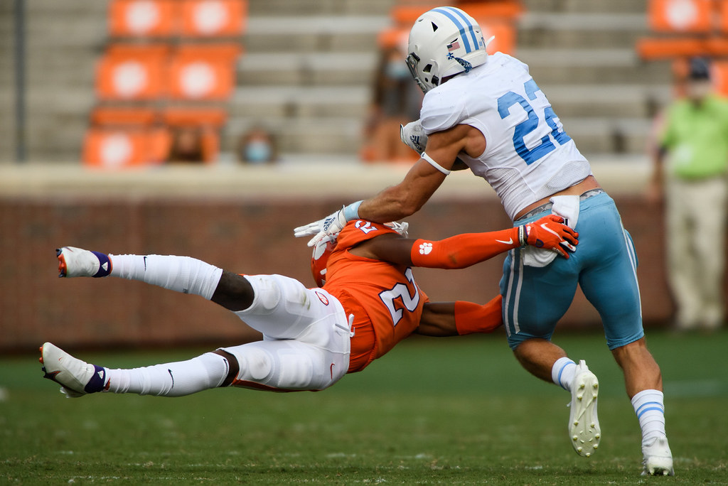 Clemson Football Photo of Fred Davis and thecitadel