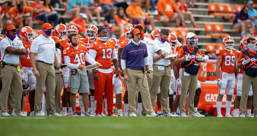 Clemson Football Photo of Brent Venables and thecitadel