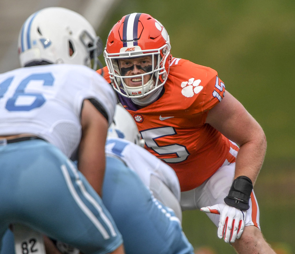 Clemson Football Photo of Jake Venables and thecitadel