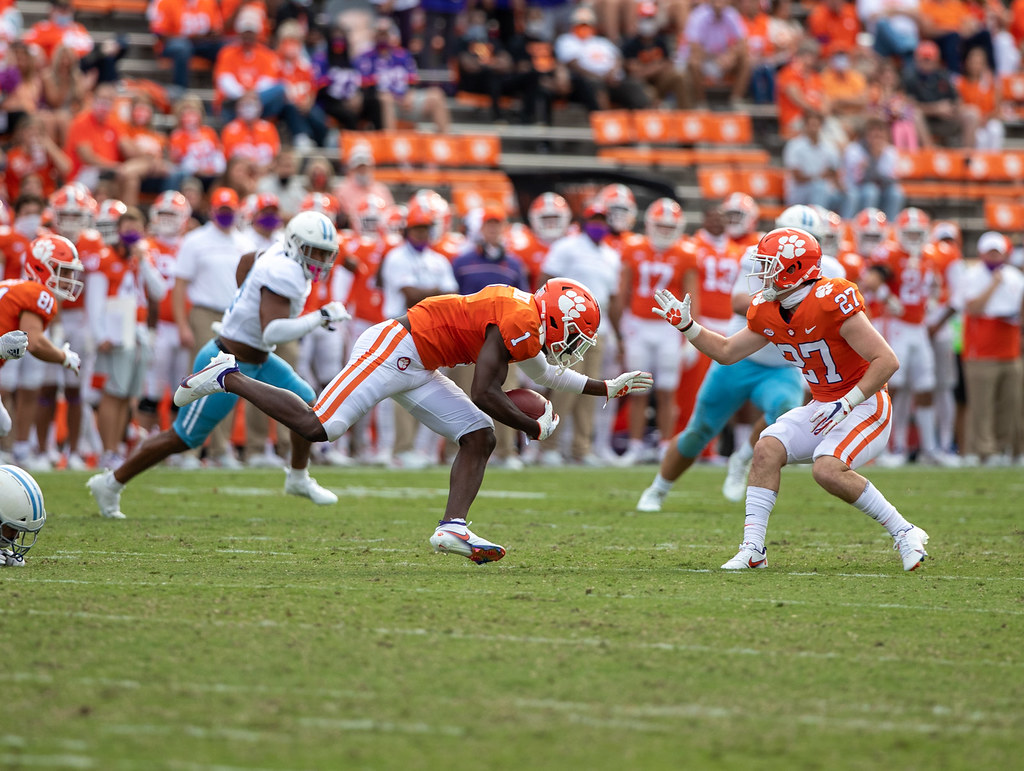 Clemson Football Photo of Derion Kendrick and thecitadel