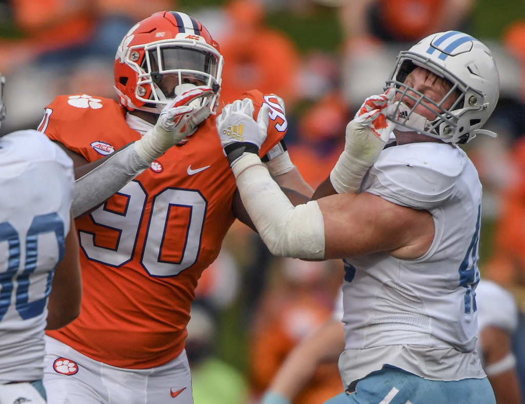 Clemson Football Photo of Darnell Jefferies and thecitadel