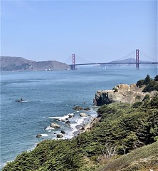 The Golden Gate Bridge from Lands End.