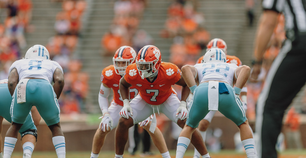 Clemson Football Photo of Justin Mascoll and thecitadel