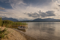 Lake Chiemsee in golden light
