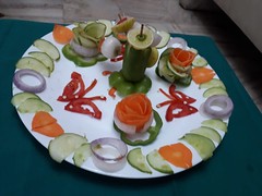 Salad decoration स्पर्धा