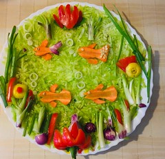Salad decoration स्पर्धा
