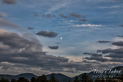 September 26, 2020 - Moon above the mountains. (Tony's Takes)