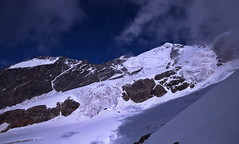 Mount Tetnuldi (4858m), View from Nageb Pass (3800m), Samegrelo-Zemo Svaneti, Georgia