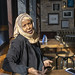 DSC_7070 Fouzia from Somalia out on the Town Portrait The Assembly House Grade II listed Public House built in 1898 by Thorpe and Furniss Kentish Town Road London