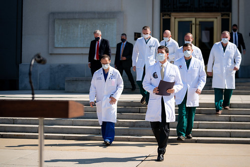 Press Conference at Walter Reed National by The White House, on Flickr