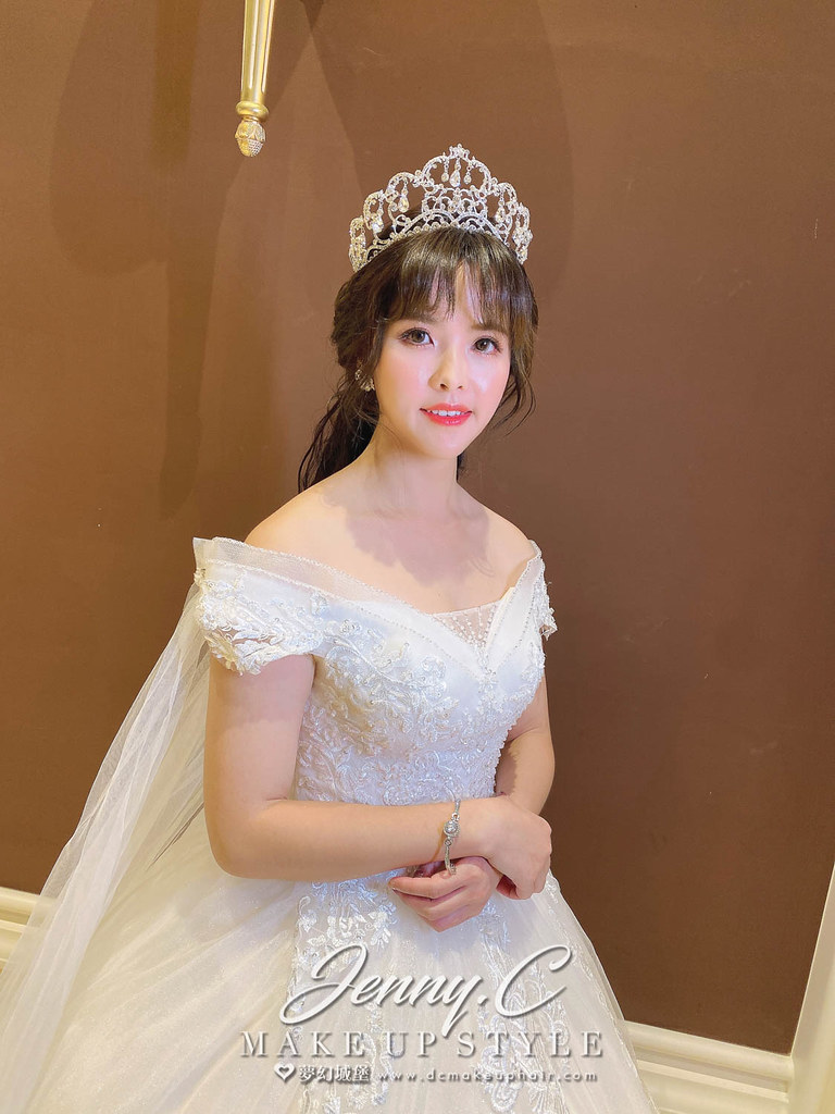 【新秘蓁妮】bride 郁萍 訂結婚造型 / 中式造型,華麗公主,韓系仙女