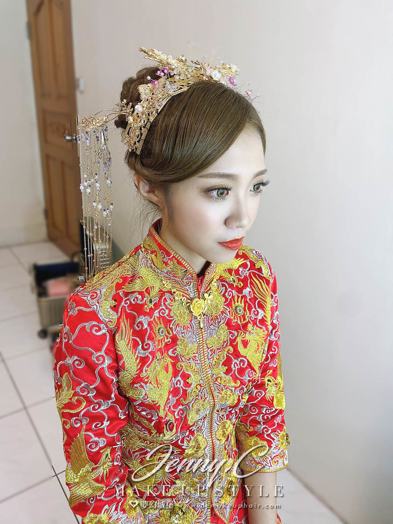 【新秘蓁妮】bride 沛綺 結婚造型 / 中式風,韓系公主,名媛風