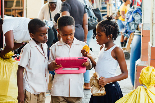 Kids With an iPad, Kingston Jamaica