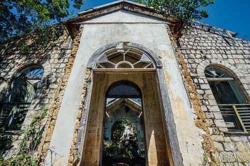 Front Door of Duppy Church, Mile Gully Jamaica