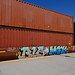 Freight Graffiti at Santa Fe Depot in SoCal - Sept. 26th 2020