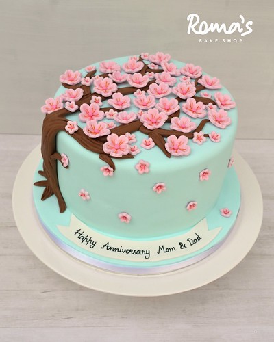Cherry blossom cake