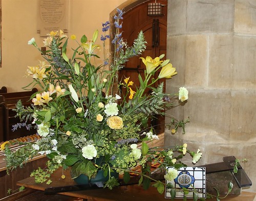 Flowers for the Rededication Service in 2017