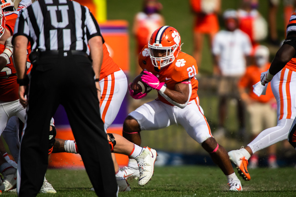 Clemson Football Photo of Darien Rencher and Syracuse