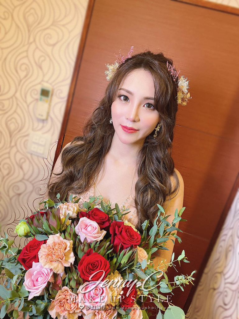 【新秘蓁妮】bride 逸珊 宴客造型 / 歐美華麗,輕復古,仙女