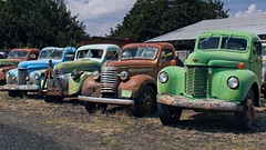 Old Trucks in Line 2018 A