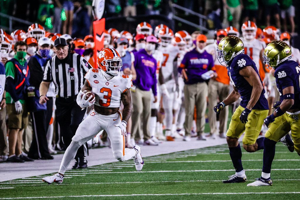 Clemson Football Photo of Amari Rodgers and notredame