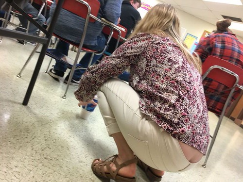 Girl Teachers Butt Crack