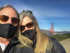 Golden Gate Overlook selfie