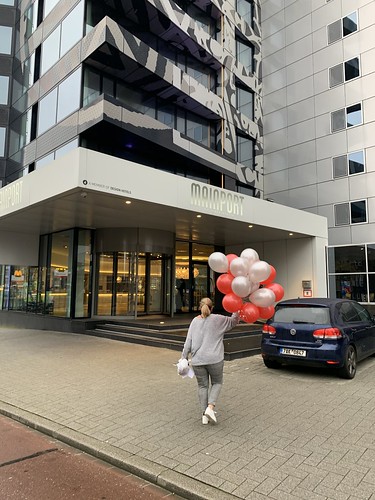 Heliumballonnen Entree Mainport Design Hotel Rotterdam