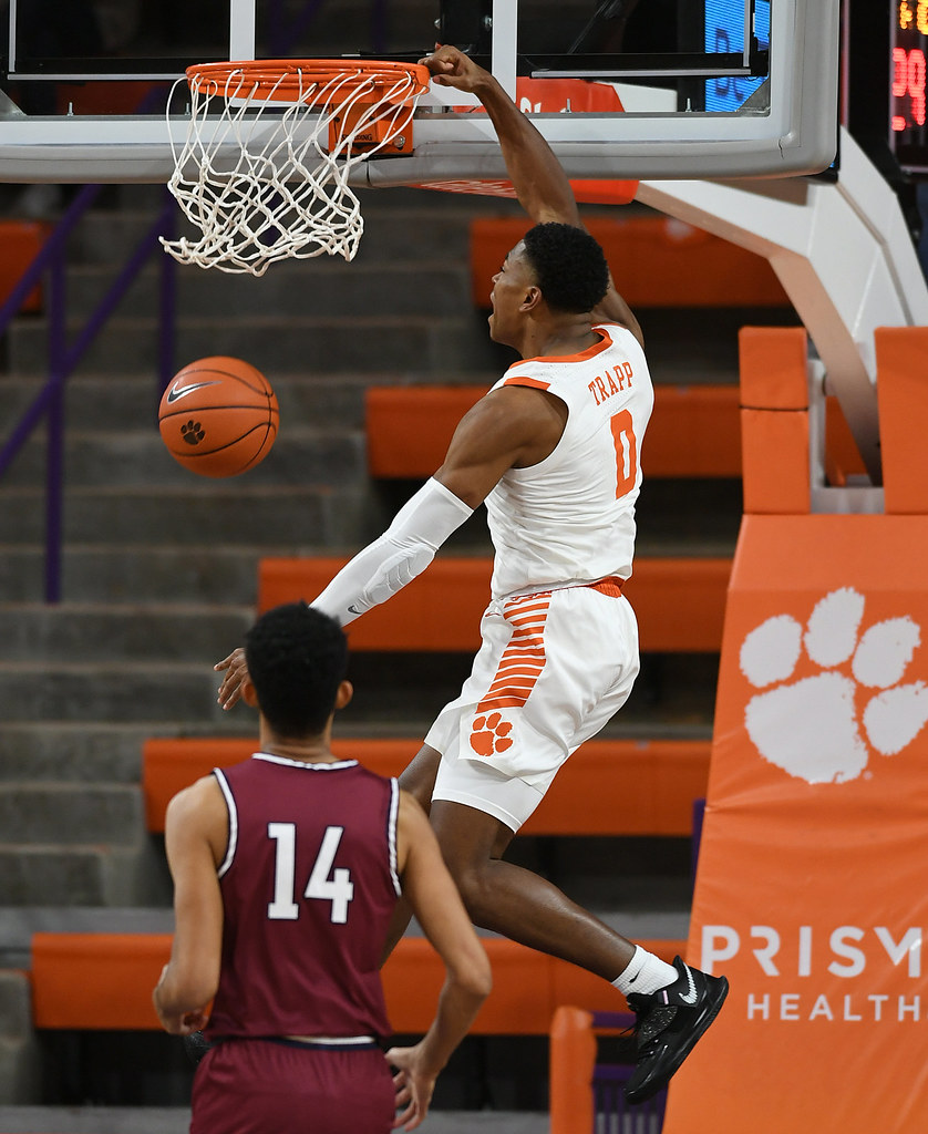 Clemson Basketball Photo of Clyde Trapp and southcarolinastate