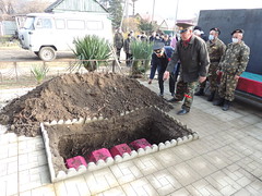Захоронение останков неизвестных солдат