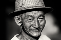 Myanmar, worker in Yangon