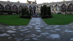 Cloister garth, Gloucester Cathedral
