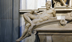 Michelangelo, Dusk, Tomb of Lorenzo di Piero de' Medici