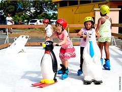Synthetic ice rink in New Caledonia