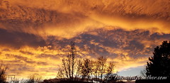 December 20, 2020 - A stunning sunset on a breezy evening. (ThorntonWeather.com)