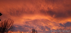 December 20, 2020 - A stunning view above Thornton at sunset. (Jennifer McNeil)