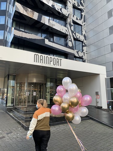 Heliumballonnen Entree Mainport Design Hotel Rotterdam
