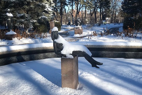 Winter in the Leo Mol Sculpture Garden