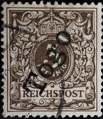 First stamps issued as the German Colony in Togo West Africa