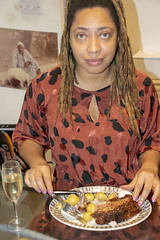 DSC_8466 Alesha from Jamaica Shoreditch London Delicious Pork Belly with Crackling