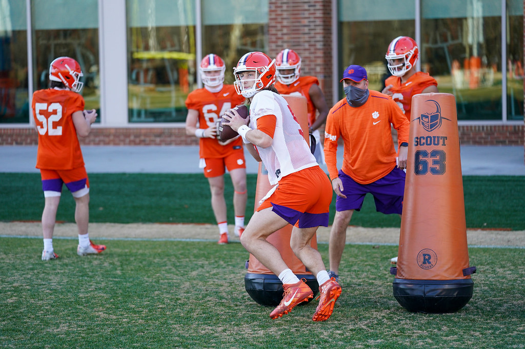 Clemson Football Photo of Brandon Streeter and Trevor Lawrence and sugarbowl