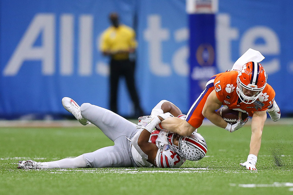 Clemson Football Photo of Brannon Spector and ohiostate