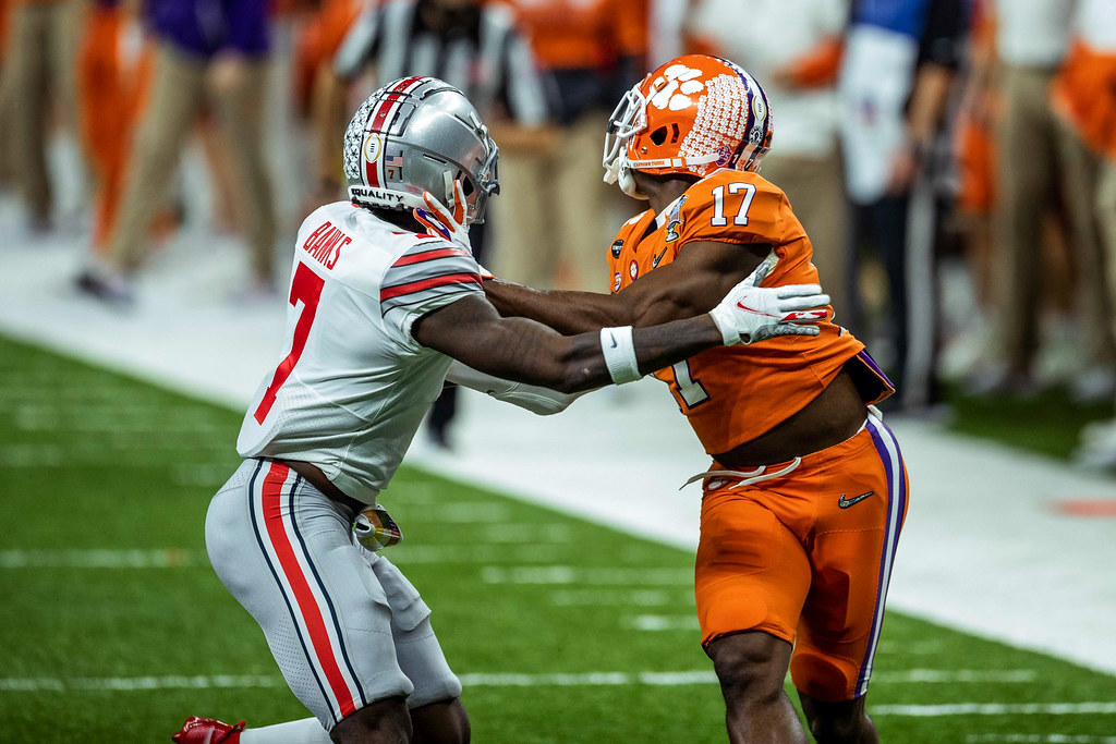Clemson Football Photo of Cornell Powell and ohiostate