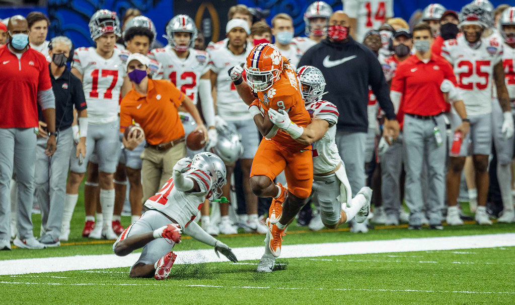 Clemson Football Photo of Travis Etienne and ohiostate