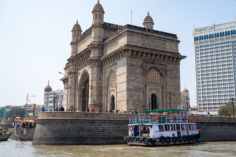 Mumbai, India - February 29, 2020: Ferry harbor of Mumbai with a view of the Gateway of India<br/>© <a href="https://flickr.com/people/39908901@N06" target="_blank" rel="nofollow">39908901@N06</a> (<a href="https://flickr.com/photo.gne?id=50800400572" target="_blank" rel="nofollow">Flickr</a>)