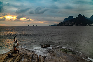 Na Pedra do Arpoador, Rio de Janeiro