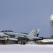 An EA-18G Growler takes off from Misawa Air Base.